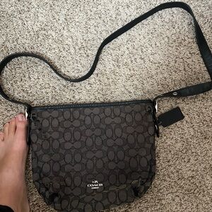 Coach Black and Gray Women's Bag